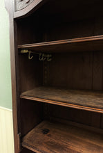 Load image into Gallery viewer, Antique French Louis XV Style Armoire Cupboard Linen Cabinet Bonnetiere Oak