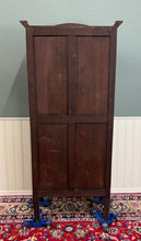 Load image into Gallery viewer, Antique French Louis XV Style Armoire Cupboard Linen Cabinet Bonnetiere Oak