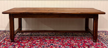 Load image into Gallery viewer, Antique French Country Farmhouse Dining Table Honey Oak 98"W c. Late 19thC