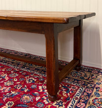Load image into Gallery viewer, Antique French Country Farmhouse Dining Table Honey Oak 98"W c. Late 19thC