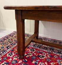 Load image into Gallery viewer, Antique French Country Farmhouse Dining Table Honey Oak 98"W c. Late 19thC