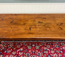 Load image into Gallery viewer, Antique French Country Farmhouse Dining Table Honey Oak 98"W c. Late 19thC