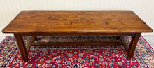Load image into Gallery viewer, Antique French Country Farmhouse Dining Table Honey Oak 98"W c. Late 19thC