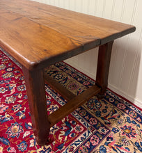 Load image into Gallery viewer, Antique French Country Farmhouse Dining Table Honey Oak 98"W c. Late 19thC