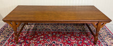 Load image into Gallery viewer, Antique English Country Farm Dining Table Farmhouse Tiger Oak 8&#39; Wide c.1920s