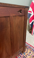 Load image into Gallery viewer, Antique French Breton LARGE Carved Sideboard Server Entry Buffet Oak c.1900-20s