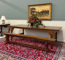 Load image into Gallery viewer, Antique French Farmhouse Benches Banquette Seating Pair Window Seats 19th C
