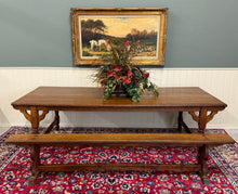 Load image into Gallery viewer, Antique French Farmhouse Benches Banquette Seating Pair Window Seats 19th C