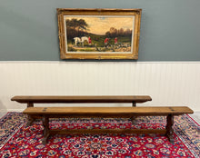 Load image into Gallery viewer, Antique French Farmhouse Benches Banquette Seating Pair Window Seats 19th C