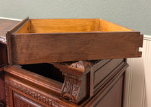 Load image into Gallery viewer, Antique French Breton LARGE Carved Sideboard Server Entry Buffet Oak c.1900-20s