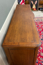 Load image into Gallery viewer, Antique French Louis XV Bow Front Buffet Sideboard Server Carved Oak c. 1930s