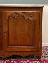 Load image into Gallery viewer, Antique French Louis XV Bow Front Buffet Sideboard Server Carved Oak c. 1930s