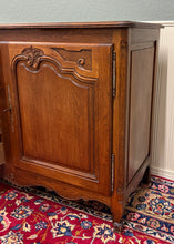 Load image into Gallery viewer, Antique French Louis XV Bow Front Buffet Sideboard Server Carved Oak c. 1930s