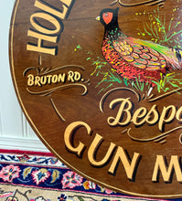 Load image into Gallery viewer, Vintage English Pub Sign Holland &amp; Holland Gun Makers Pheasant Lodge Bespoke