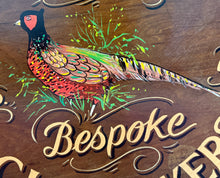 Load image into Gallery viewer, Vintage English Pub Sign Holland &amp; Holland Gun Makers Pheasant Lodge Bespoke