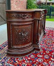 Load image into Gallery viewer, Antique French Hunt Sideboard Buffet Server Renaissance Revival Oak 19th Superb!