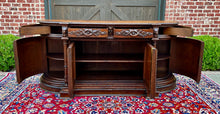 Load image into Gallery viewer, Antique French Hunt Sideboard Buffet Server Renaissance Revival Oak 19th Superb!