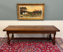 Load image into Gallery viewer, Antique French Country Farm Dining Table Farmhouse LARGE Drawer Oak 98"
