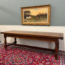 Load image into Gallery viewer, Antique French Country Farm Dining Table Farmhouse LARGE Drawer Oak 98"