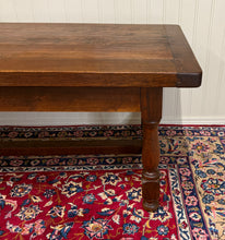 Load image into Gallery viewer, Antique French Country Farm Dining Table Farmhouse LARGE Drawer Oak 98"