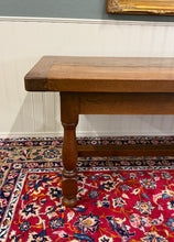 Load image into Gallery viewer, Antique French Country Farm Dining Table Farmhouse LARGE Drawer Oak 98"