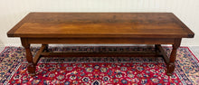 Load image into Gallery viewer, Antique French Country Farm Dining Table Farmhouse LARGE Drawer Oak 98"