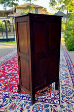 Load image into Gallery viewer, Antique French Cabinet Over Chest 4-Drawers Serpentine Carved Oak c. 1920s