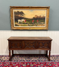Load image into Gallery viewer, Antique English Jacobean Console Buffet Sideboard Sofa Table Oak c.1930s