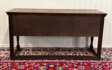 Load image into Gallery viewer, Antique English Jacobean Console Buffet Sideboard Sofa Table Oak c.1930s