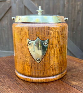 antique tobacco holder Antique English Oak Biscuit Barrel Tobacco Jar Shield Porcelain 1930s – europeancrossroadsantiques antique tobacco holder Antique English Oak Biscuit Barrel Tobacco Jar Shield Porcelain 1930s – europeancrossroadsantiques