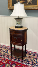 Load image into Gallery viewer, Antique PAIR French Louis XVI Style Marble Top NIghtstands End Tables c.1920s-30