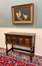 Load image into Gallery viewer, Antique English Jacobean Sideboard Server Entry Sofa Table Oak c.1920s-30s