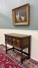 Load image into Gallery viewer, Antique English Jacobean Sideboard Server Entry Sofa Table Oak c.1920s-30s