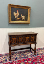 Load image into Gallery viewer, Antique English Jacobean Sideboard Server Entry Sofa Table Oak c.1920s-30s