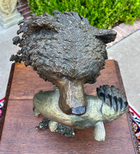 Load image into Gallery viewer, Mark Hopkins Bronze Fishing Grizzly Bear Rainbow Trout #98/450 Sculpture