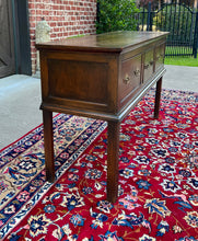 Load image into Gallery viewer, Antique English Georgian Sofa Table Entry Table Console 3 Drawers Oak 19th C