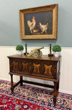 Load image into Gallery viewer, Antique English Jacobean Sideboard Server Entry Sofa Table Oak c.1920s-30s