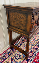 Load image into Gallery viewer, Antique English Jacobean Sideboard Server Entry Sofa Table Oak c.1920s-30s
