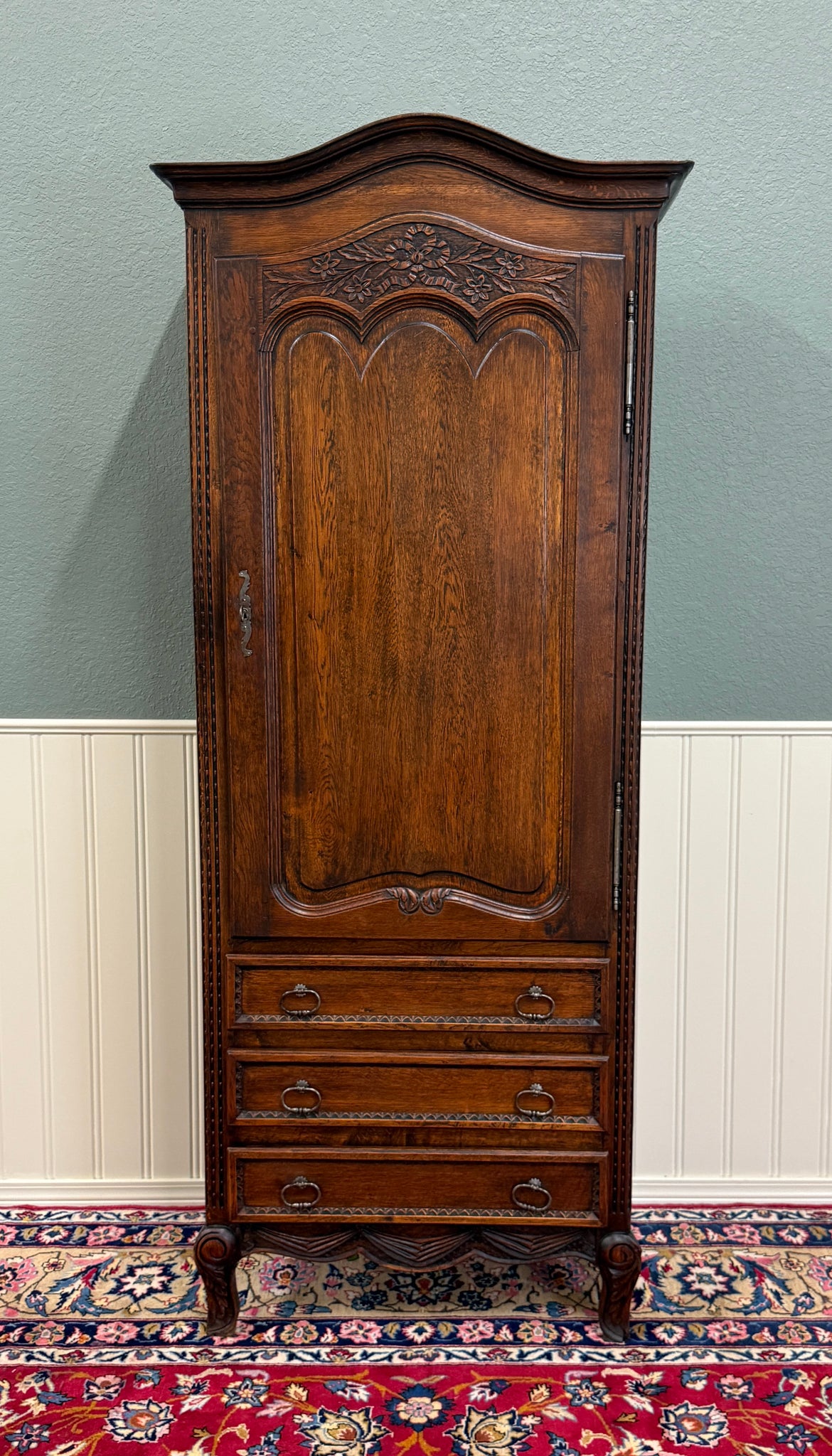 Antique French Louis XV Style Armoire Linen Cabinet Chest Bonnetiere O europeancrossroadsantiques Antique French Louis XV Style Armoire Linen Cabinet Chest Bonnetiere O europeancrossroadsantiques