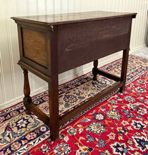 Load image into Gallery viewer, Antique English Jacobean Sideboard Server Entry Sofa Table Oak c.1920s-30s