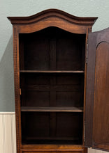 Load image into Gallery viewer, Antique French Louis XV Style Armoire Linen Cabinet Chest Bonnetiere Oak