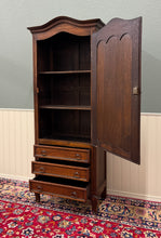 Load image into Gallery viewer, Antique French Louis XV Style Armoire Linen Cabinet Chest Bonnetiere Oak