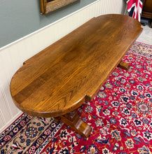 Load image into Gallery viewer, Antique French Country Dining Table Farmhouse Double Baluster Honey Oak 1930s