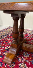 Load image into Gallery viewer, Antique French Country Dining Table Farmhouse Double Baluster Honey Oak 1930s