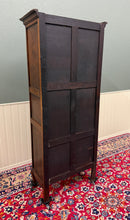 Load image into Gallery viewer, Antique French Louis XV Style Armoire Linen Cabinet Chest Bonnetiere Oak