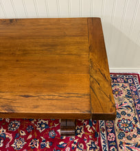 Load image into Gallery viewer, Antique French Country Farm Dining Table Farmhouse Trestle Base Oak c.1890s