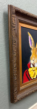 Load image into Gallery viewer, English Framed Acrylic Debonair Hare Painting on Board