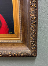 Load image into Gallery viewer, English Framed Acrylic Debonair Hare Painting on Board