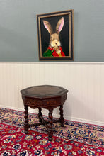 Load image into Gallery viewer, Antique French Octagonal Table Renaissance Revival Barley Twist Oak 24.5"T 19thC