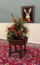Load image into Gallery viewer, Antique French Octagonal Table Renaissance Revival Barley Twist Oak 24.5"T 19thC